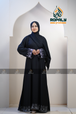 Embroidery DubaiCherry Fabric Borka - Image 2