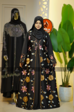 Stone Work Elegance Abaya